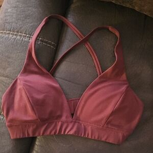 CRZ YOGA Burgundy Sports Bra